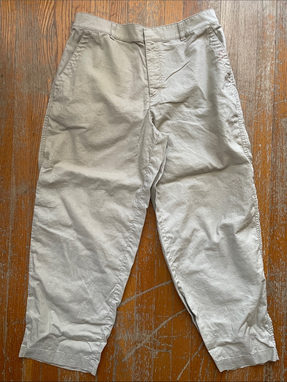 Cotton-linen Uniqlo pants